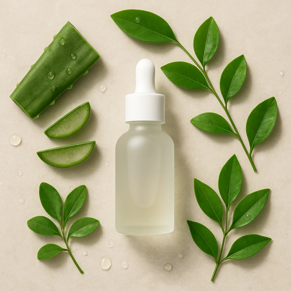 Ingredient flatlay shot